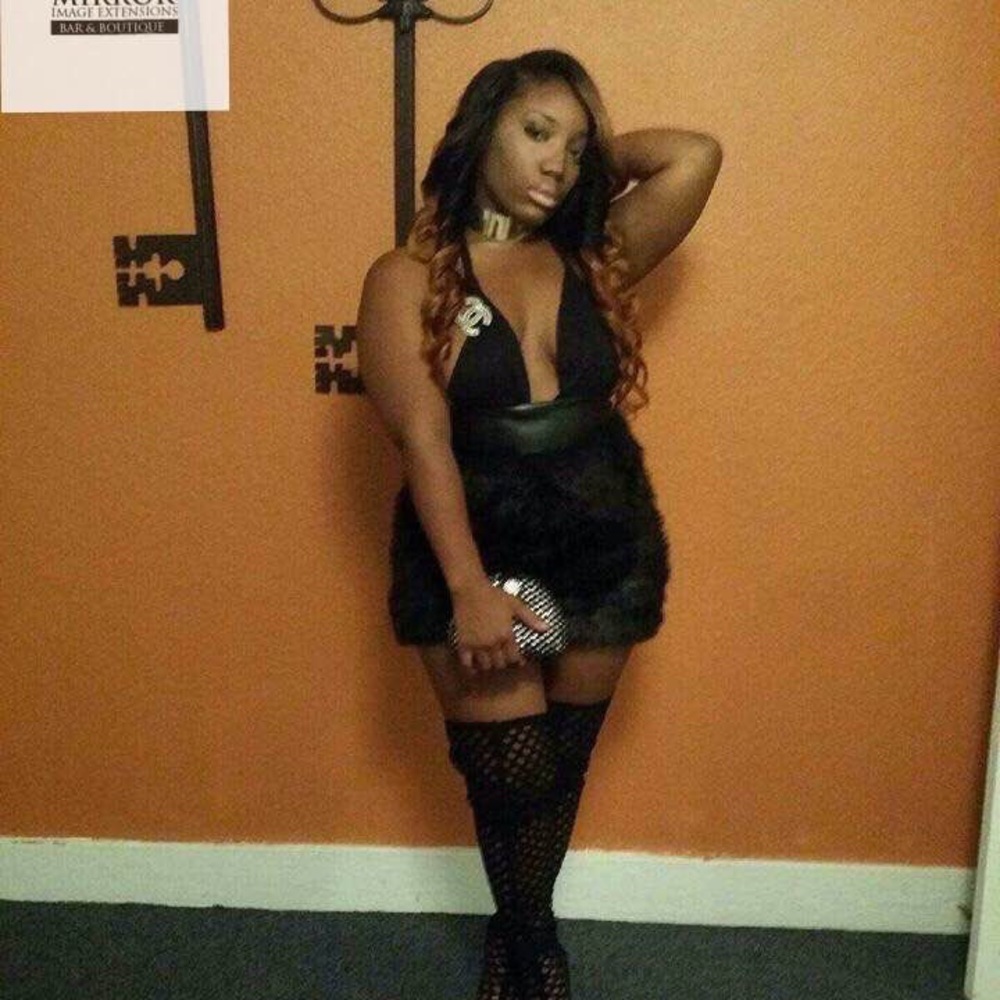 Fur dress